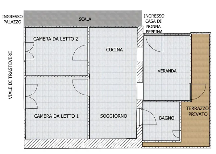 La Casa Di Nonna Peppina A Trastevere Apartment Rom